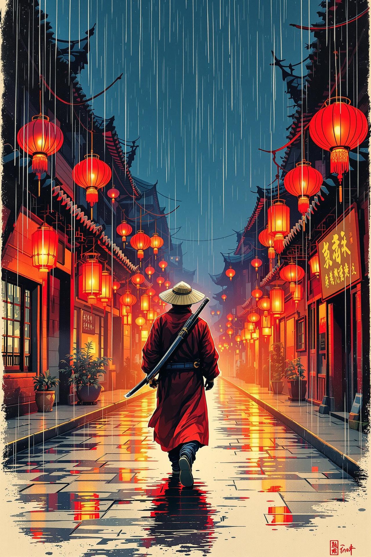 江湖夜雨 漫画封面